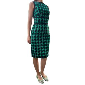 Wool Blend Textured Dress